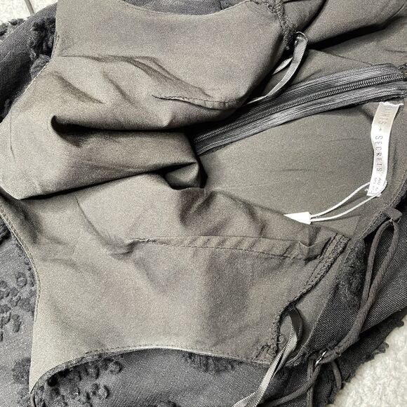 Saints and Secrets Black Sleeveless Mini Dress Womens XS Little Black Dress - Picture 14 of 15